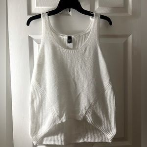 White wool tank top